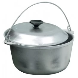 Котелок литой походный с крышкой